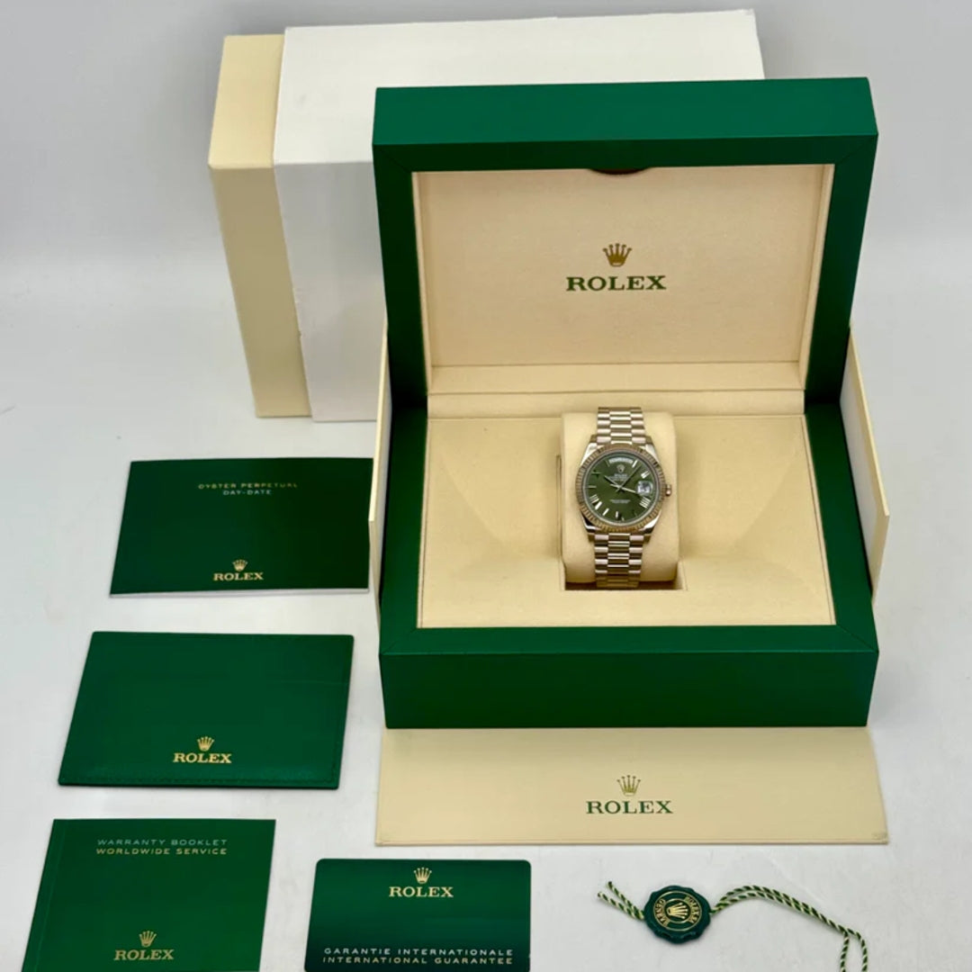 Daydate 40 mm verde