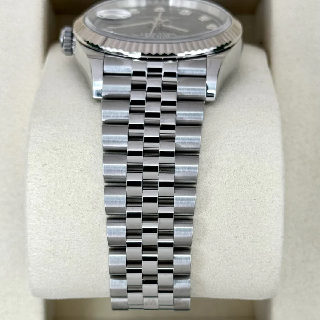 DateJust 36 mm Nero Jubilee Diamanti