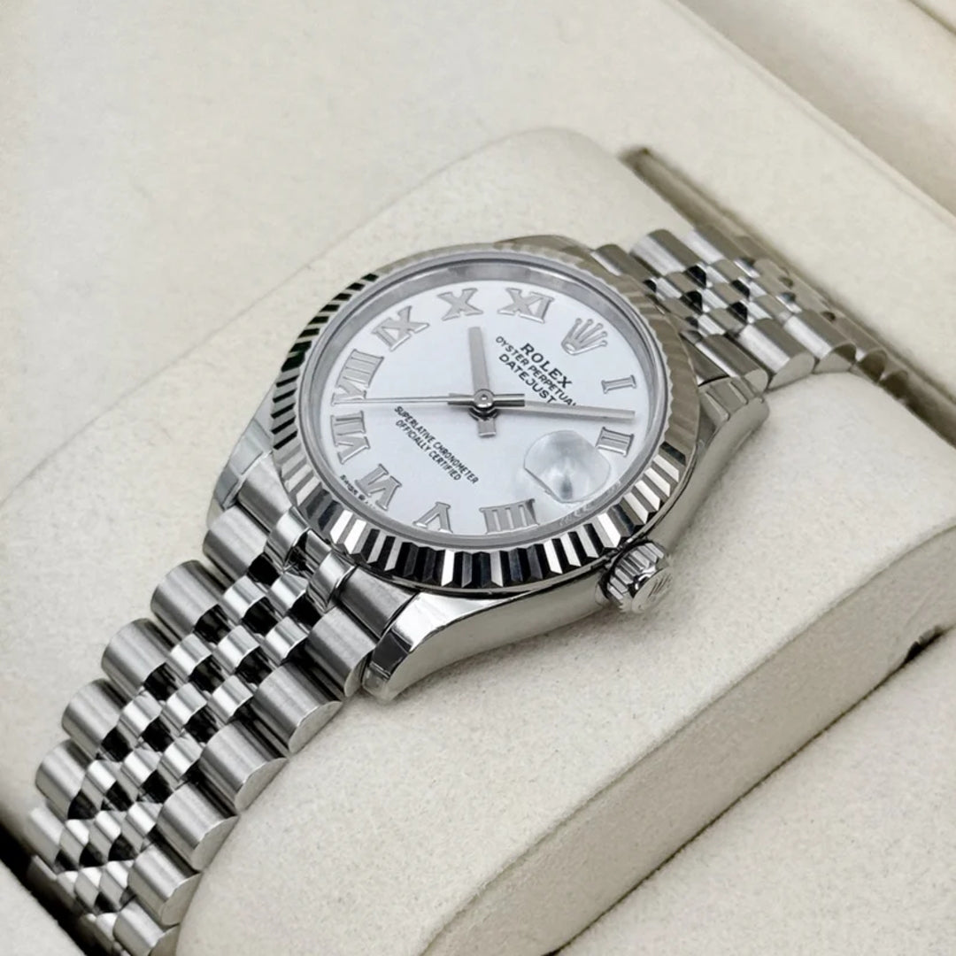 Datejust 31 mm lady jubilee bianco