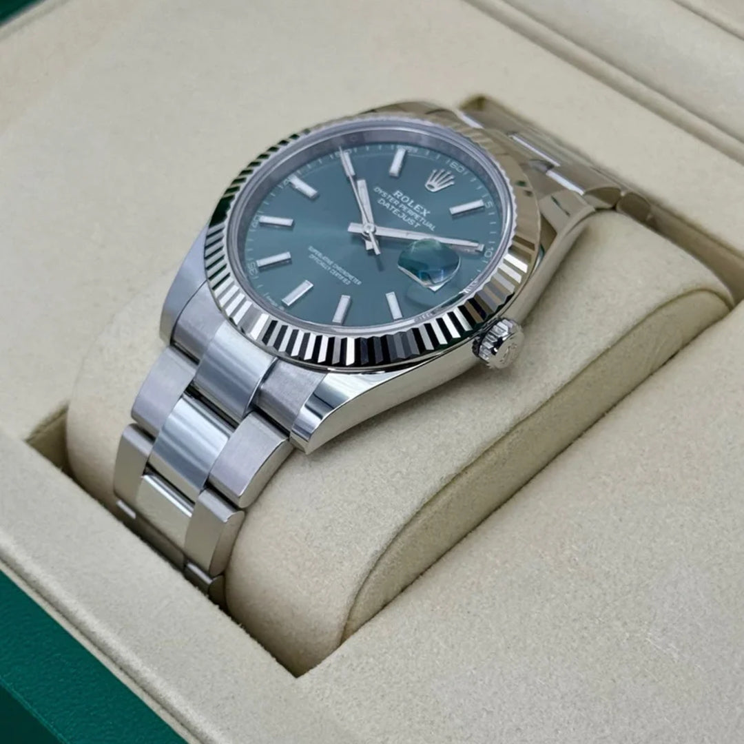 Datejust 41 mm Verde Oyster