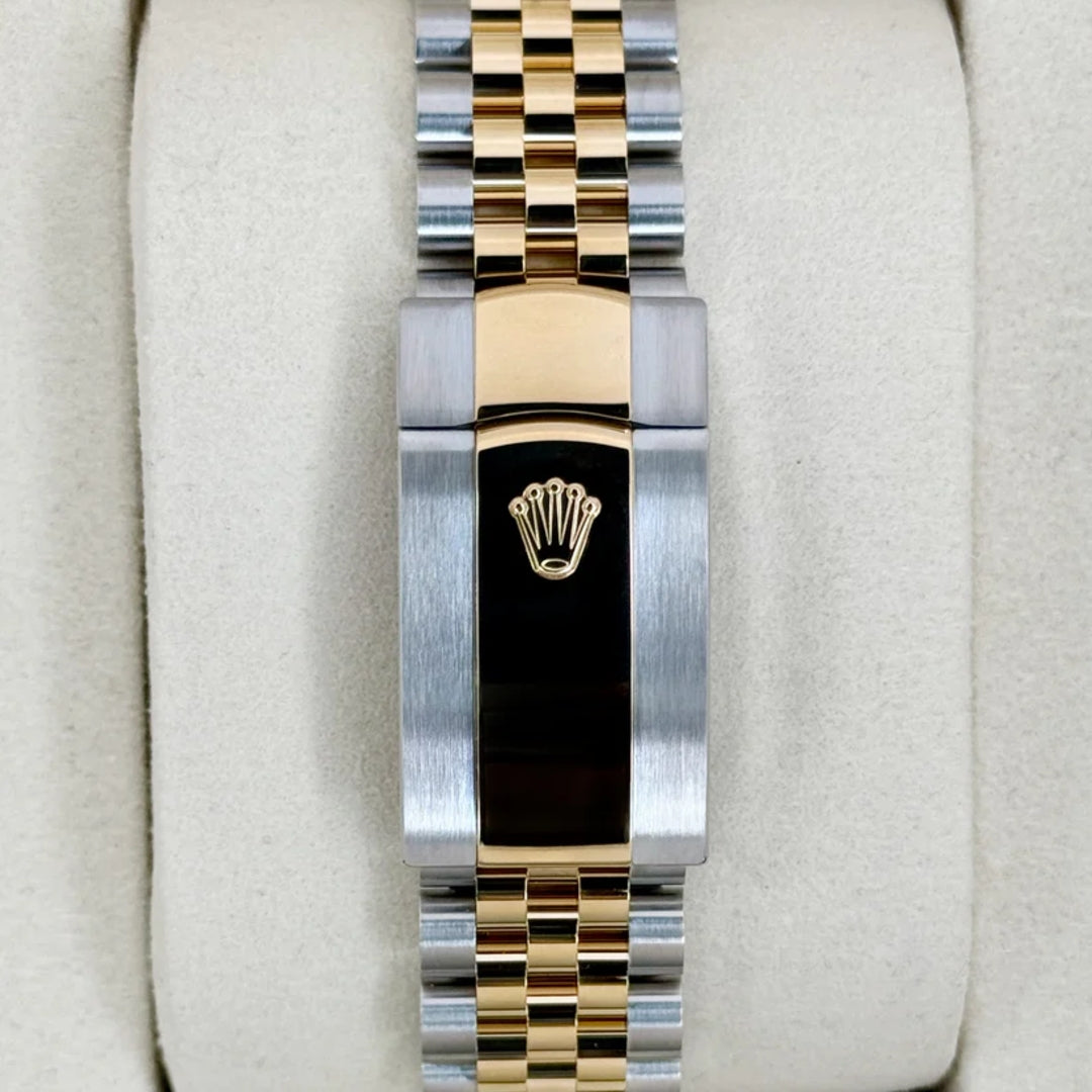 Datejust 41 mm Jubilee Acciaio/oro Quad. Nero