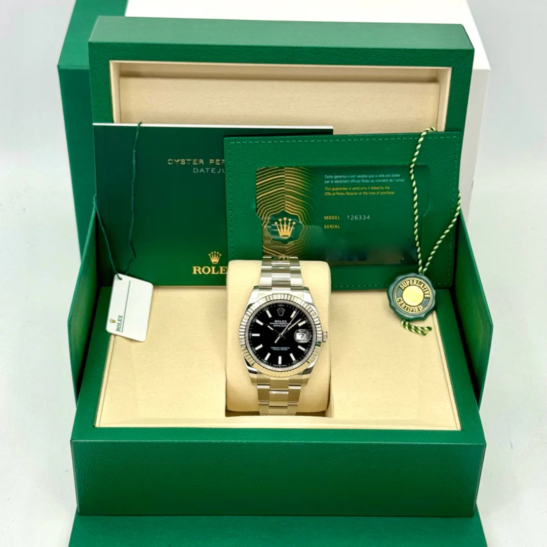 DateJust 41 mm Nero Oyster
