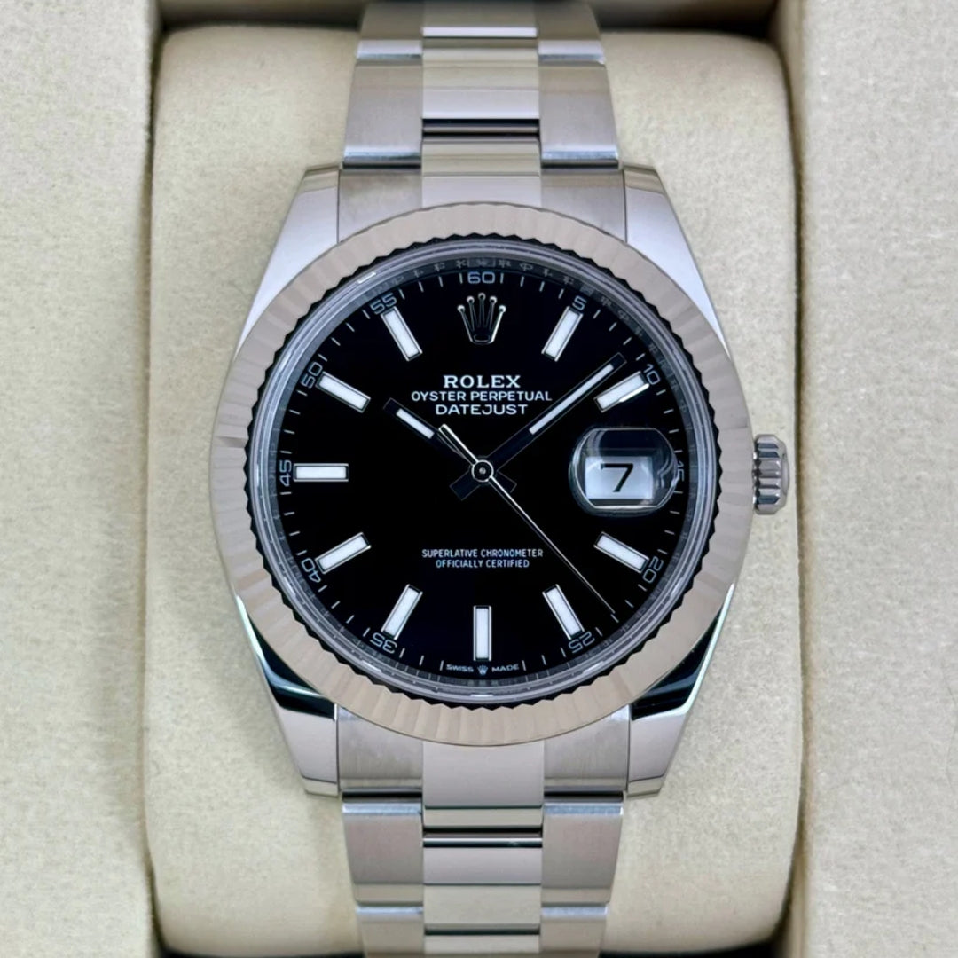 DateJust 41 mm Nero Oyster