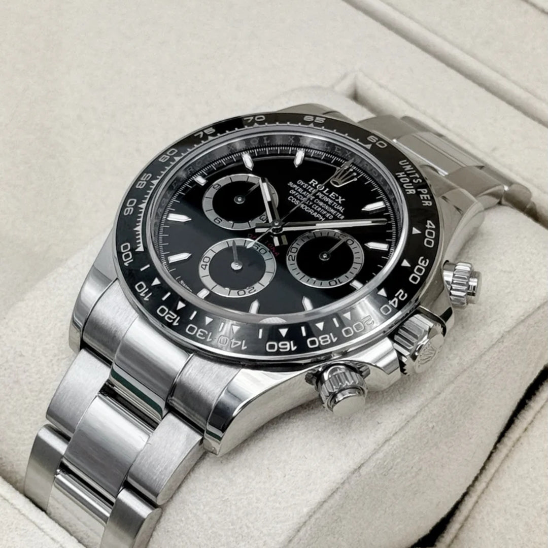 Daytona 40mm ghiera ceramica quad. nero