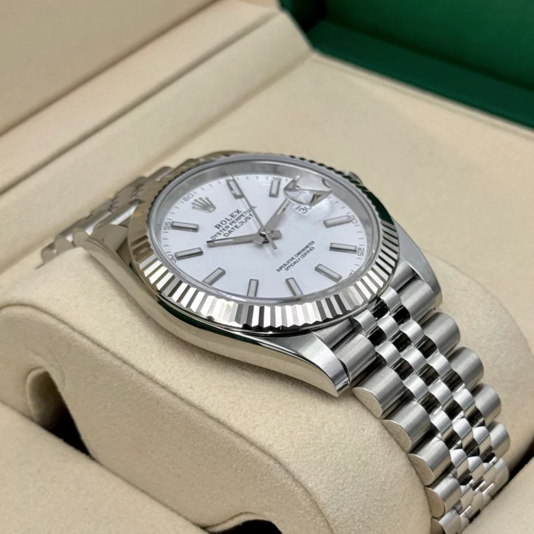 Datejust 41 mm Bianco Jubilee