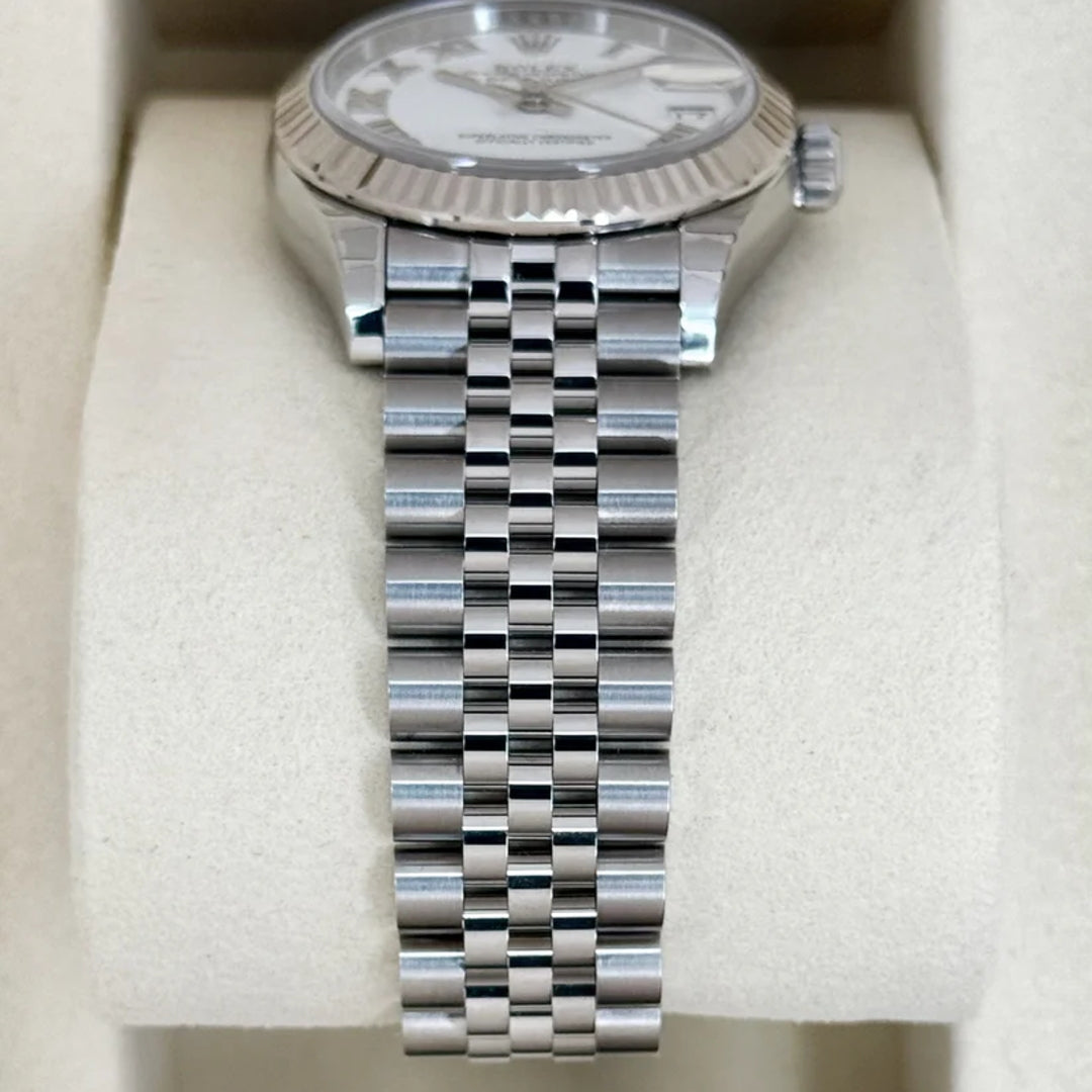 Datejust 31 mm lady jubilee bianco