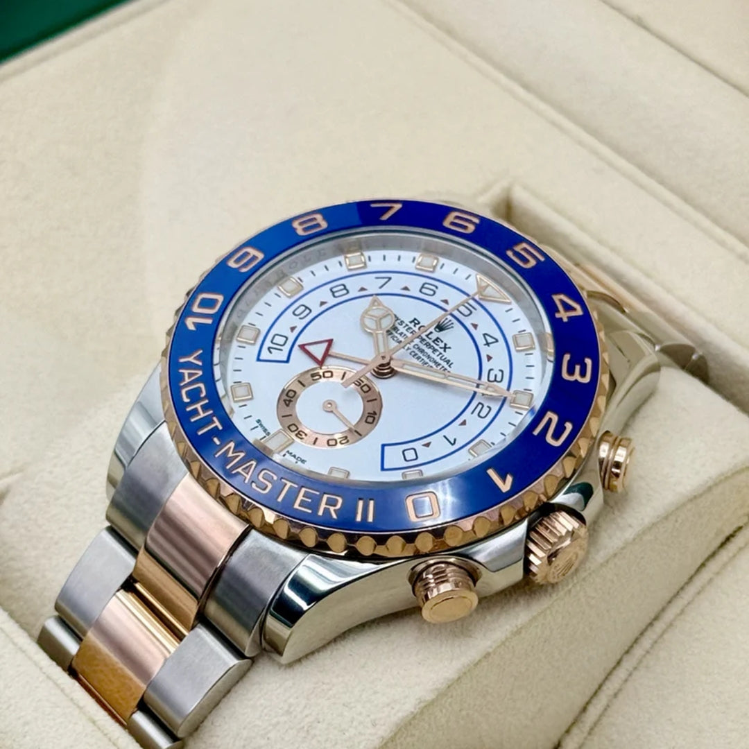 Yatch-master 44 mm Acciaio Oro Rosè