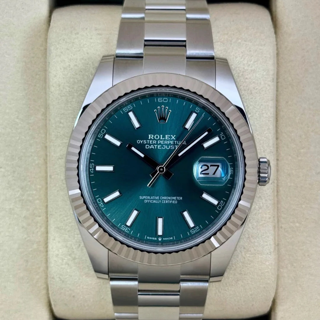 Datejust 41 mm Verde Oyster