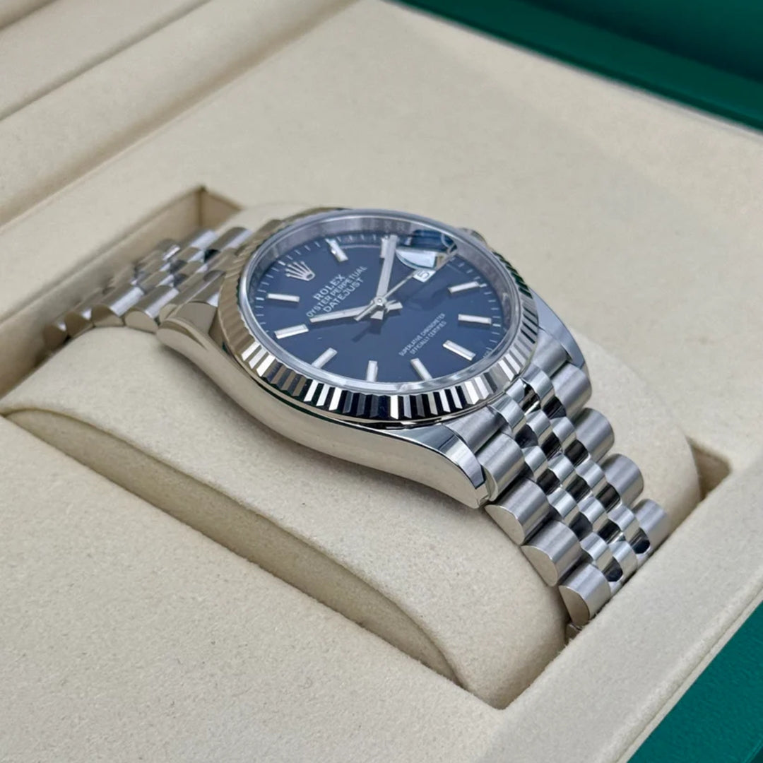 DateJust 36 mm Blu Jubilee