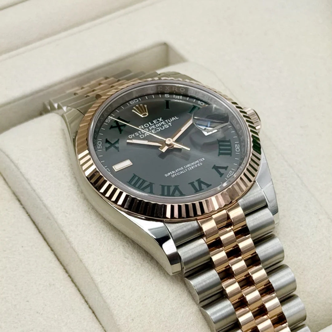 Datejust 41 mm Wimbledon Acciao Oro Rosa Jubilee