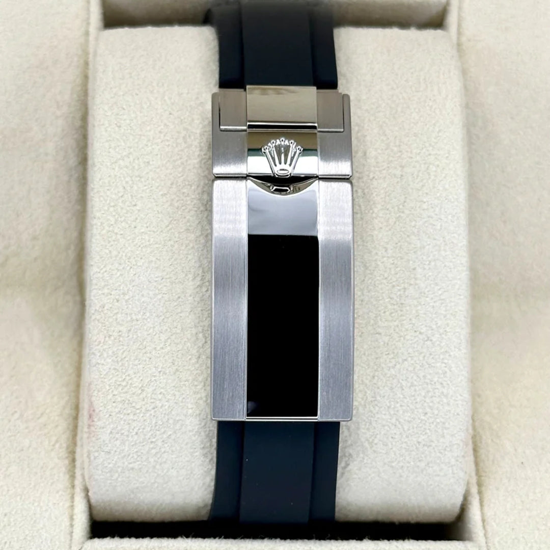 Yatch-master 42 mm Gomma Oro Bianco