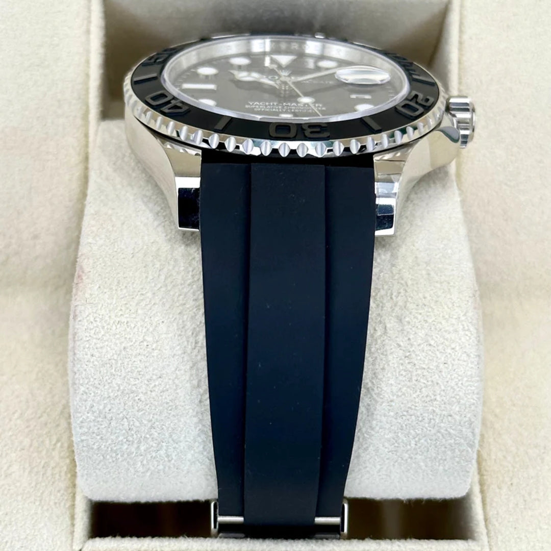 Yatch-master 42 mm Gomma Oro Bianco