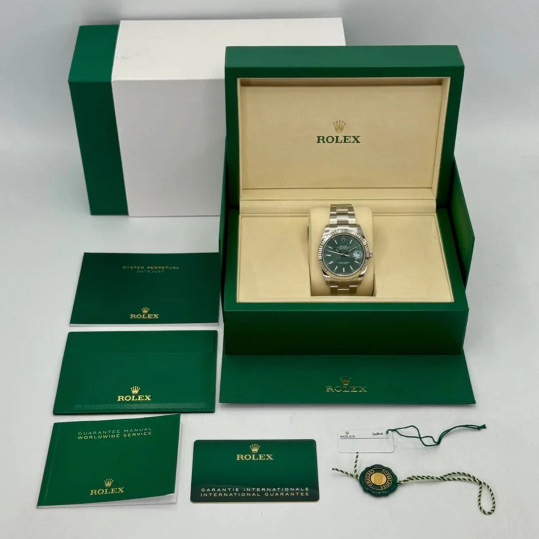 Datejust 41 mm Verde Oyster