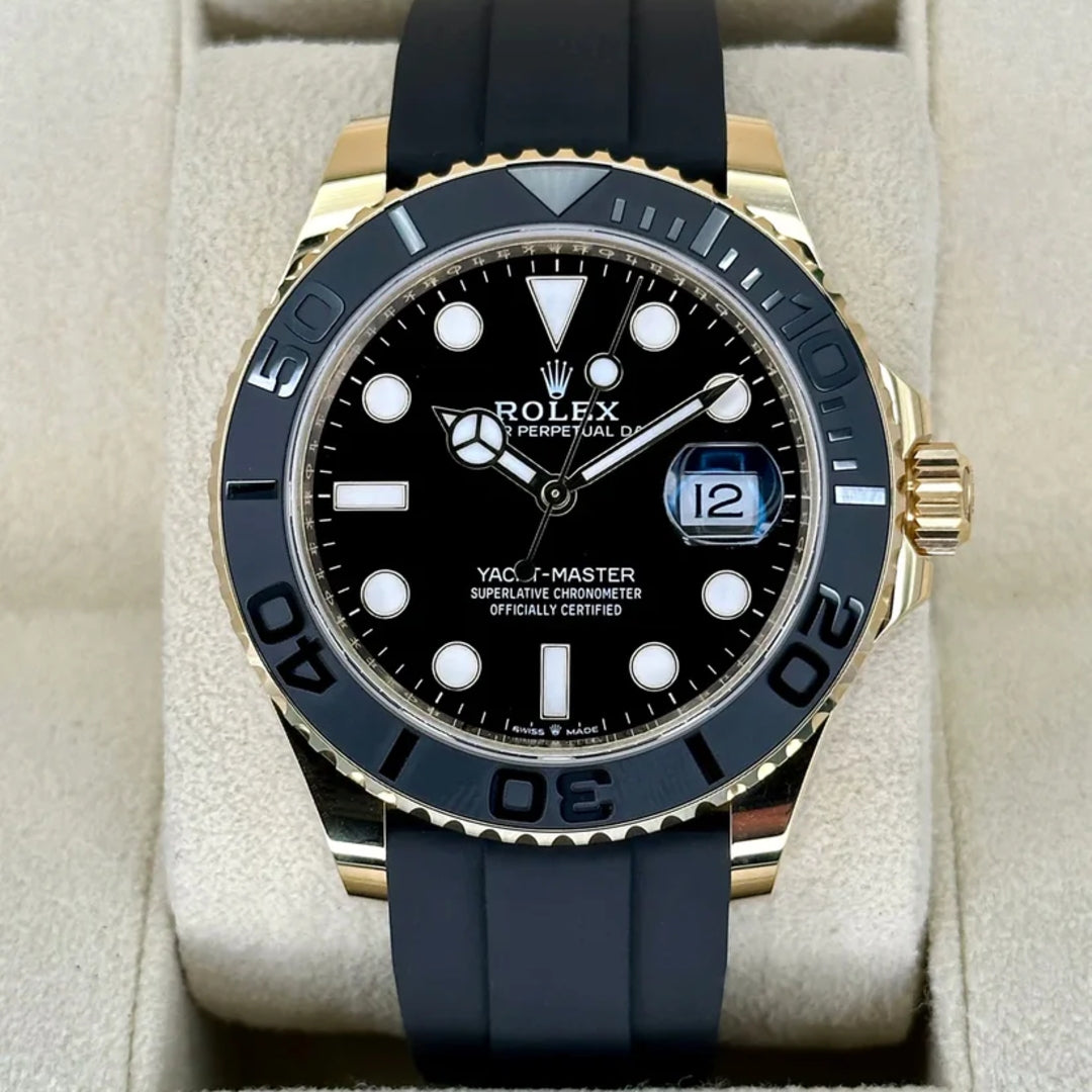 Yatch-master 42 mm Gomma Oro Giallo