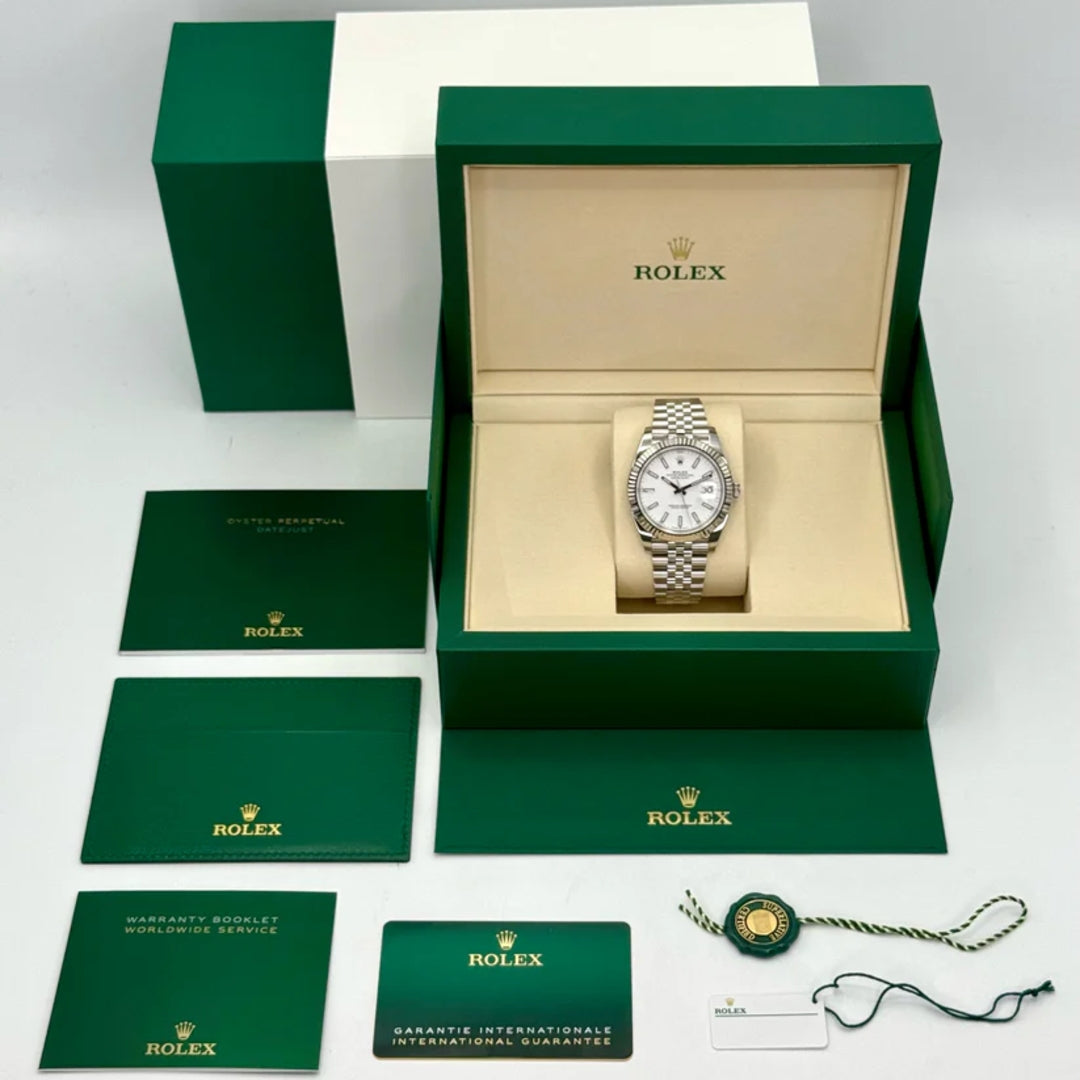 Datejust 41 mm Bianco Jubilee