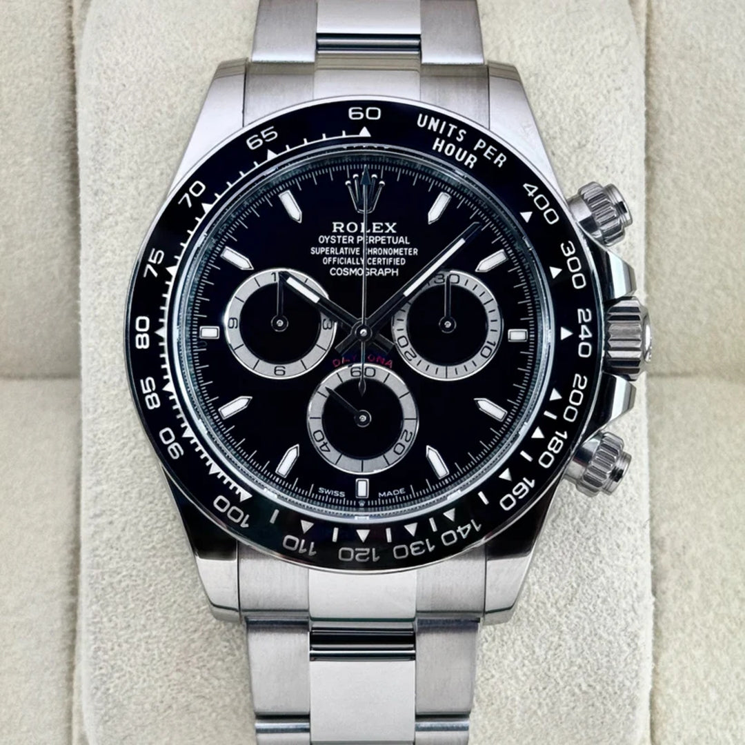 Daytona 40mm ghiera ceramica quad. nero