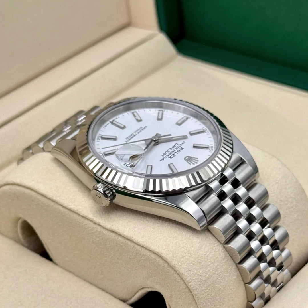 Datejust 41 mm Bianco Jubilee