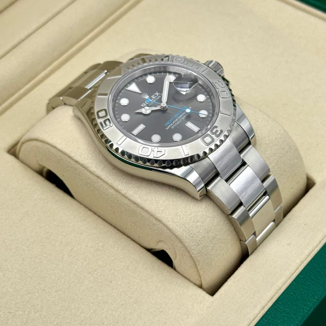 Yatch-master 42 mm Acciaio Quad. Grigio