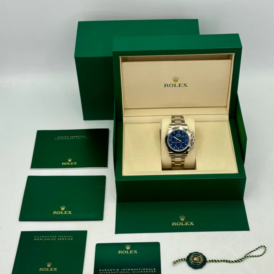 Daytona 40mm Acciaio Blu