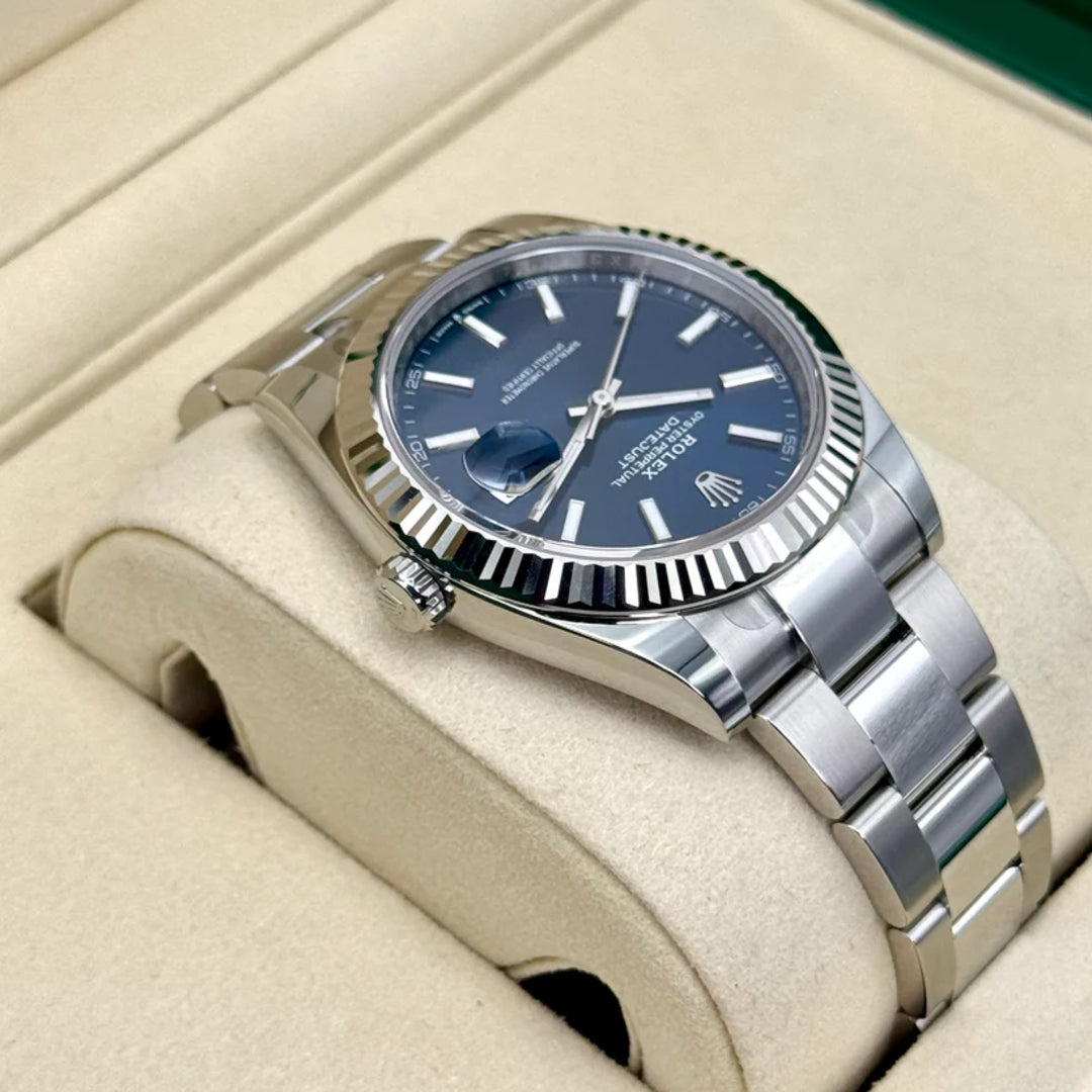 Datejust 41 mm Blu Oyster
