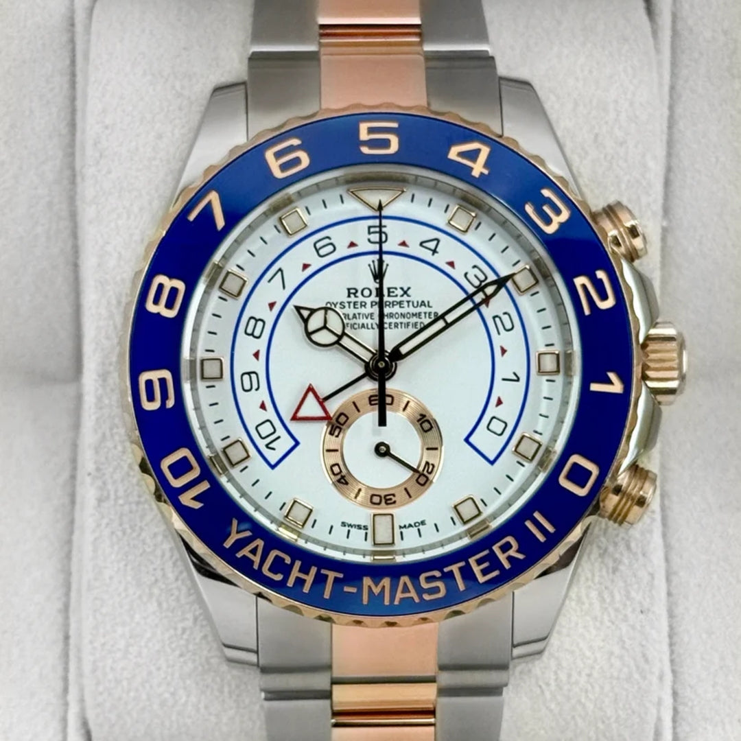 Yatch-master 44 mm Acciaio Oro Rosè