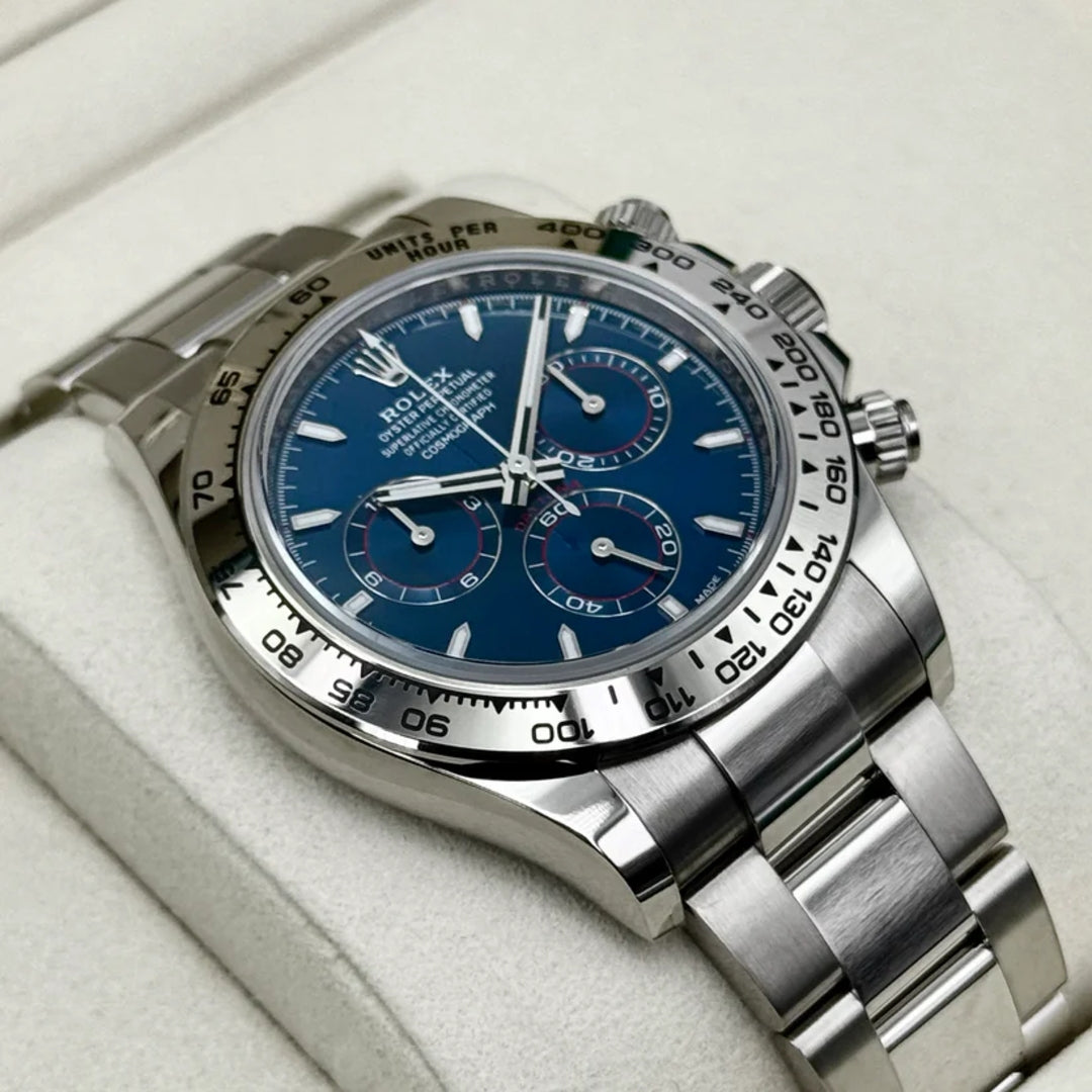 Daytona 40mm Acciaio Blu
