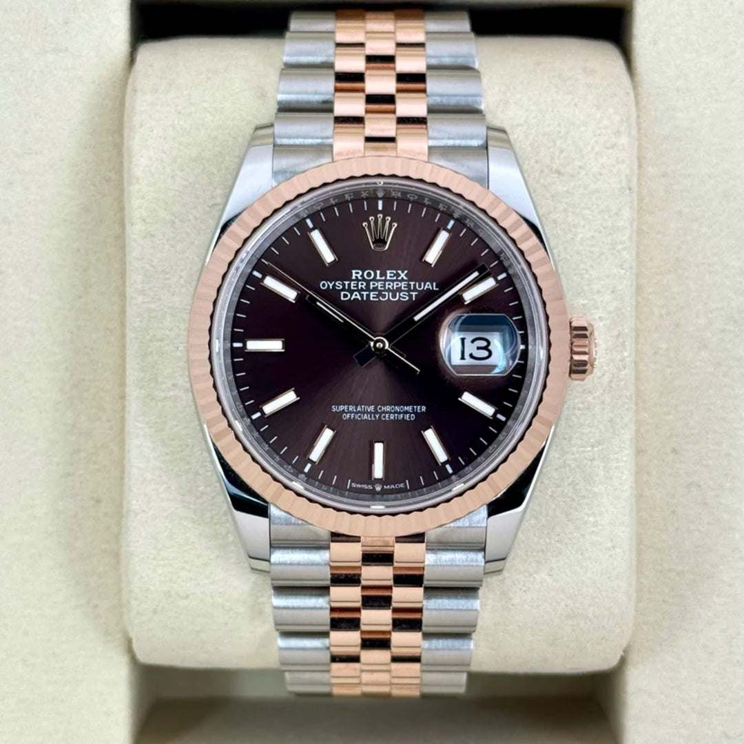 DateJust 36 mm Chocolate Jubilee