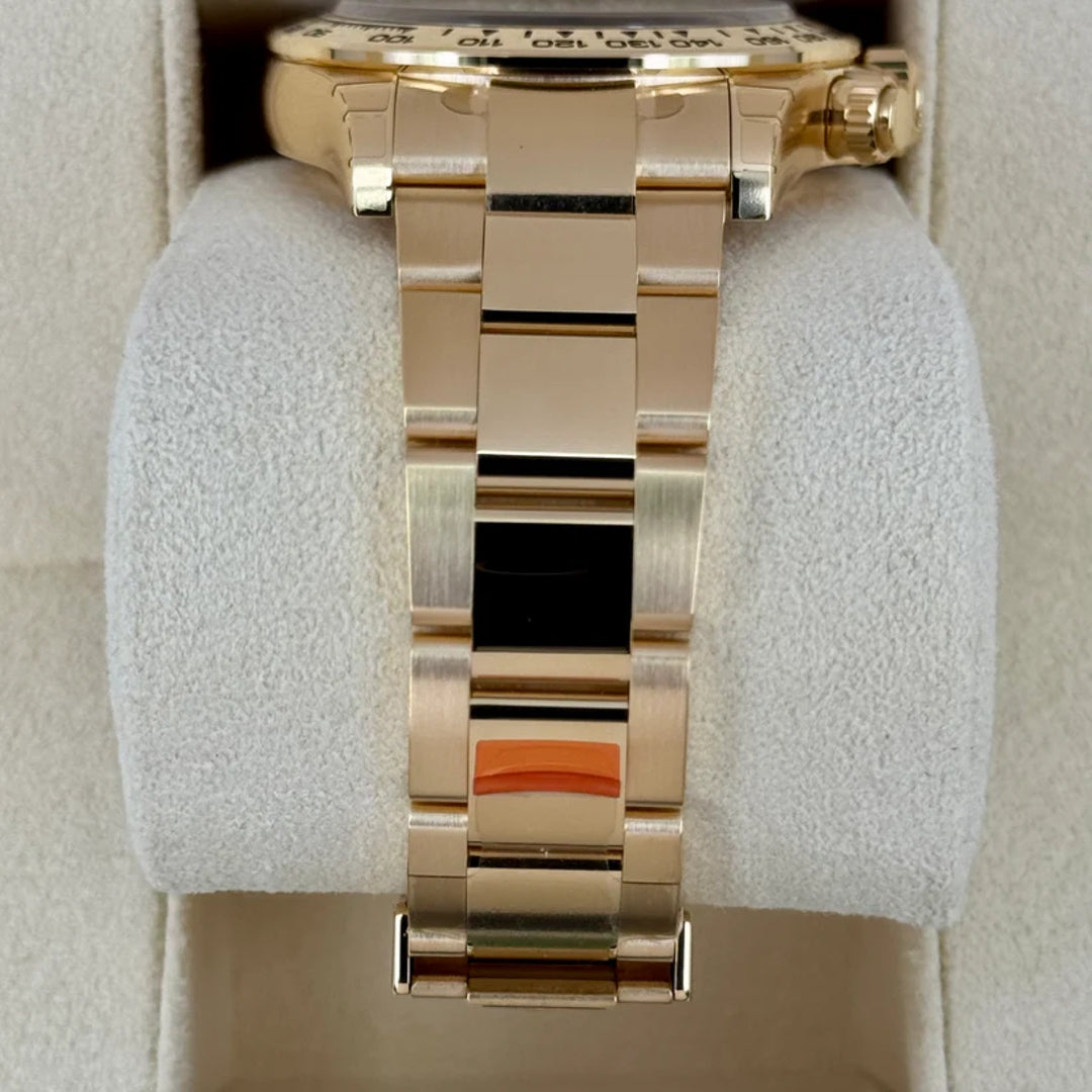 Daytona 40mm Oro giallo Quad Bianco
