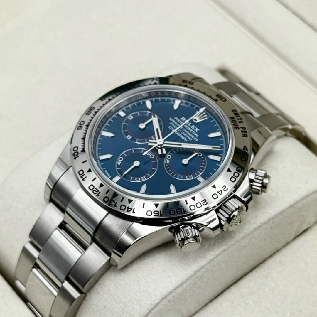 Daytona 40mm Acciaio Blu
