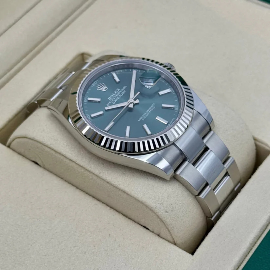 Datejust 41 mm Verde Oyster