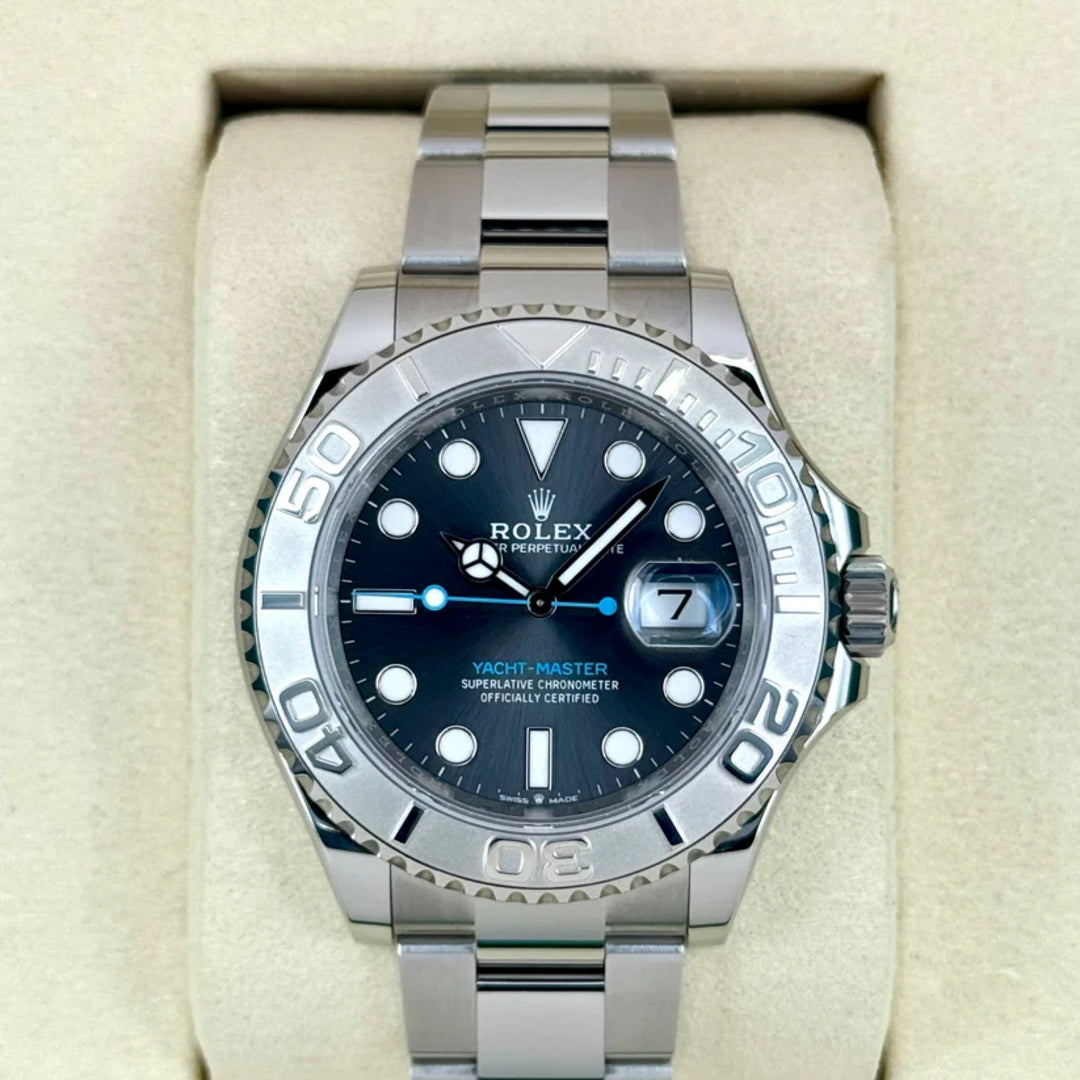Yatch-master 42 mm Acciaio Quad. Grigio
