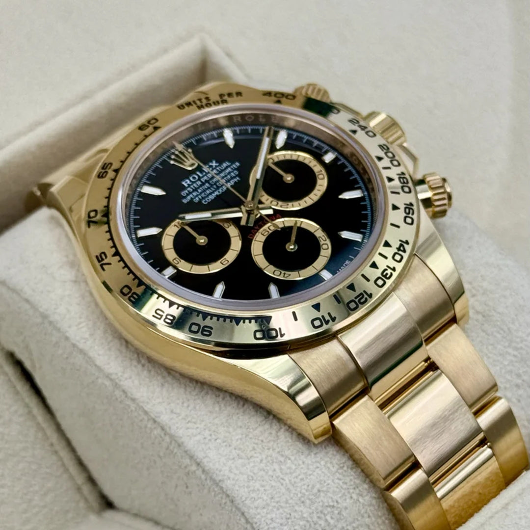 Daytona 40mm Oro Giallo Quad Nero