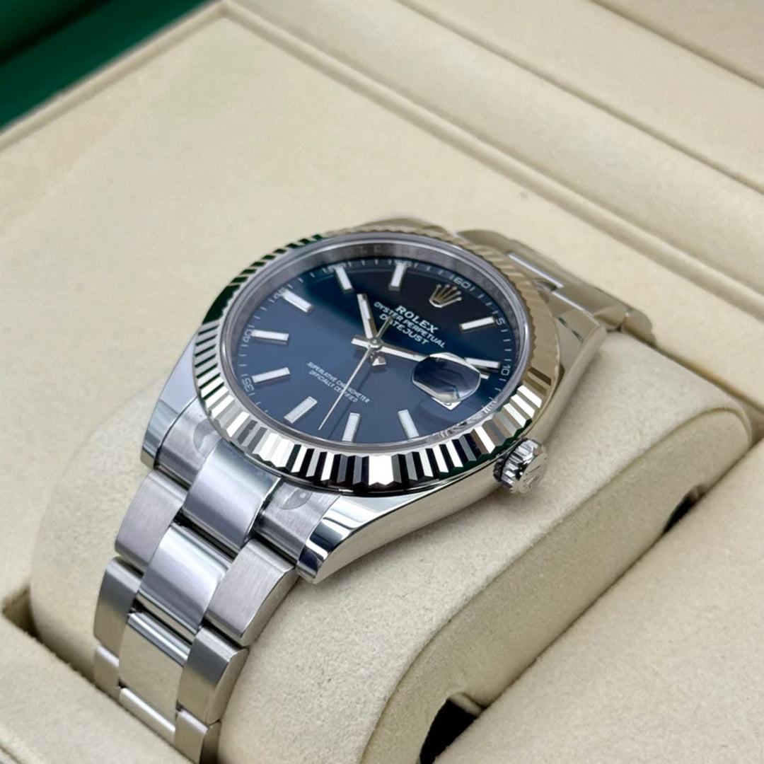 Datejust 41 mm Blu Oyster