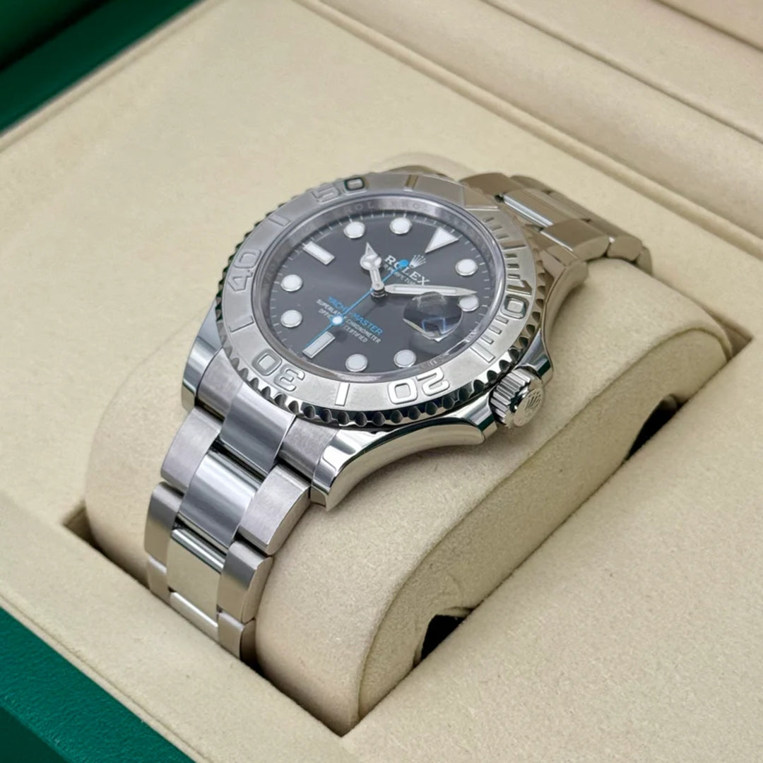Yatch-master 42 mm Acciaio Quad. Grigio