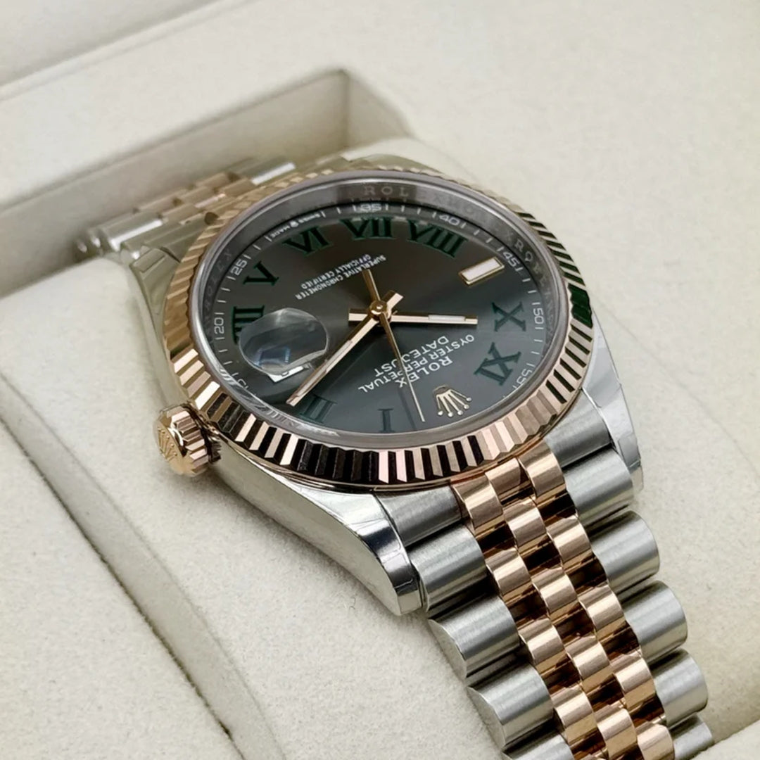 Datejust 41 mm Wimbledon Acciao Oro Rosa Jubilee