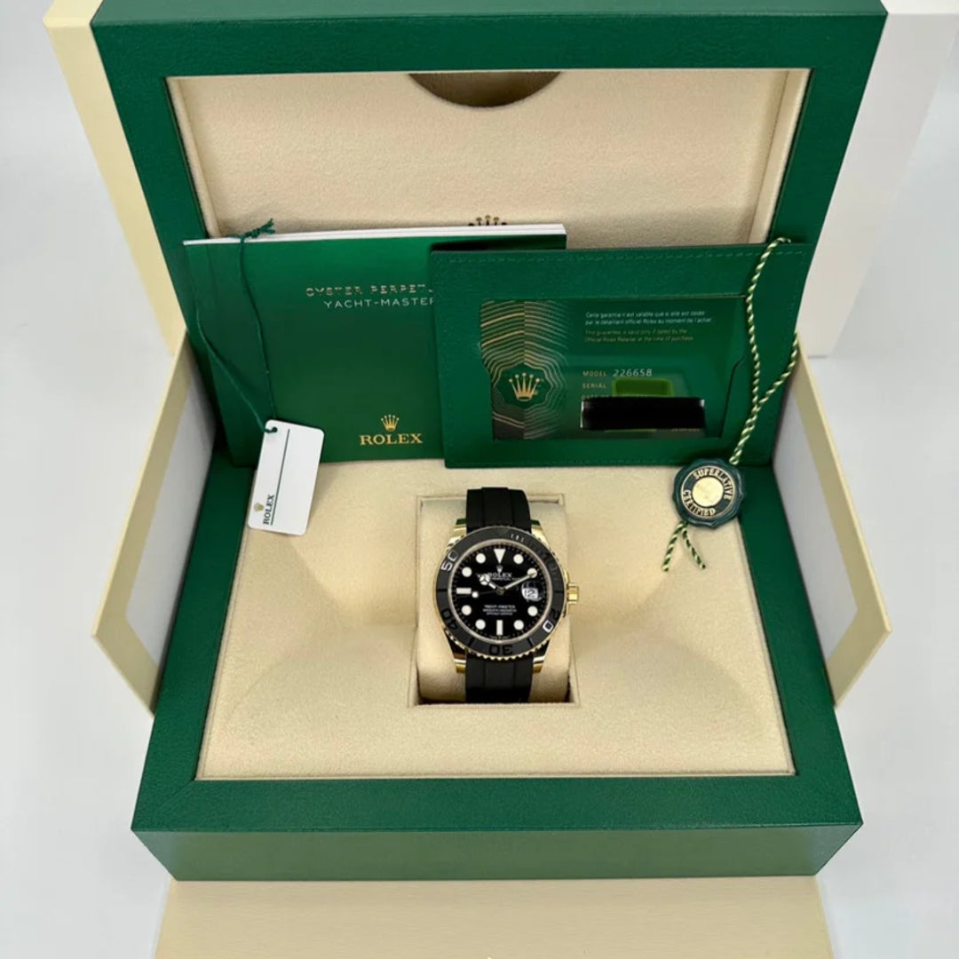 Yatch-master 42 mm Gomma Oro Giallo