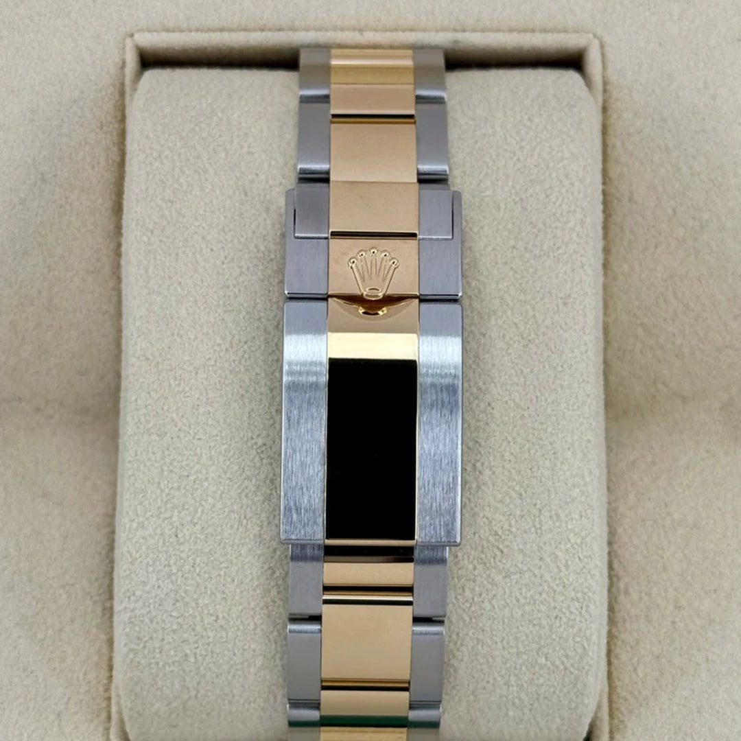 Daytona 40mm Acciaio/oro Quad Bianco