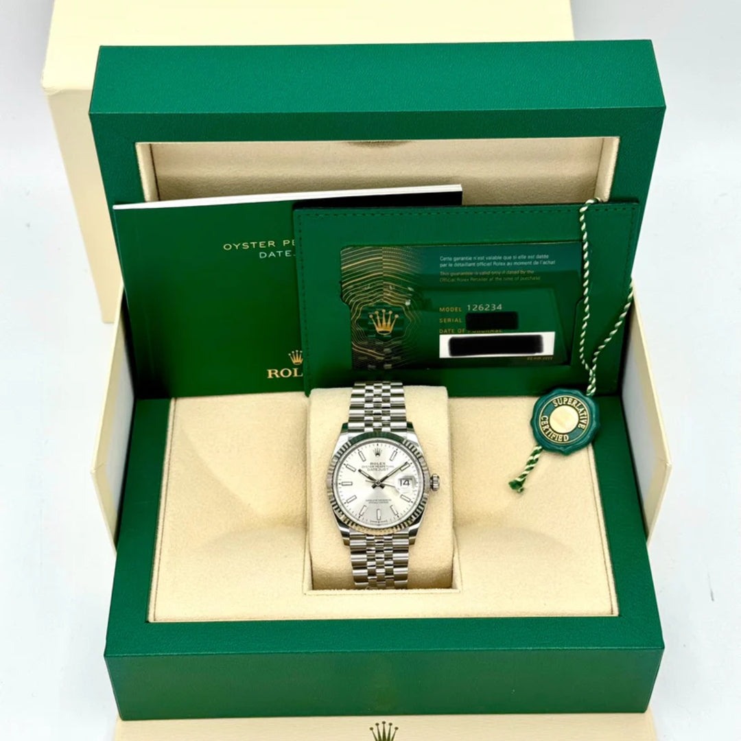 Datejust 36 mm jubilee grigio