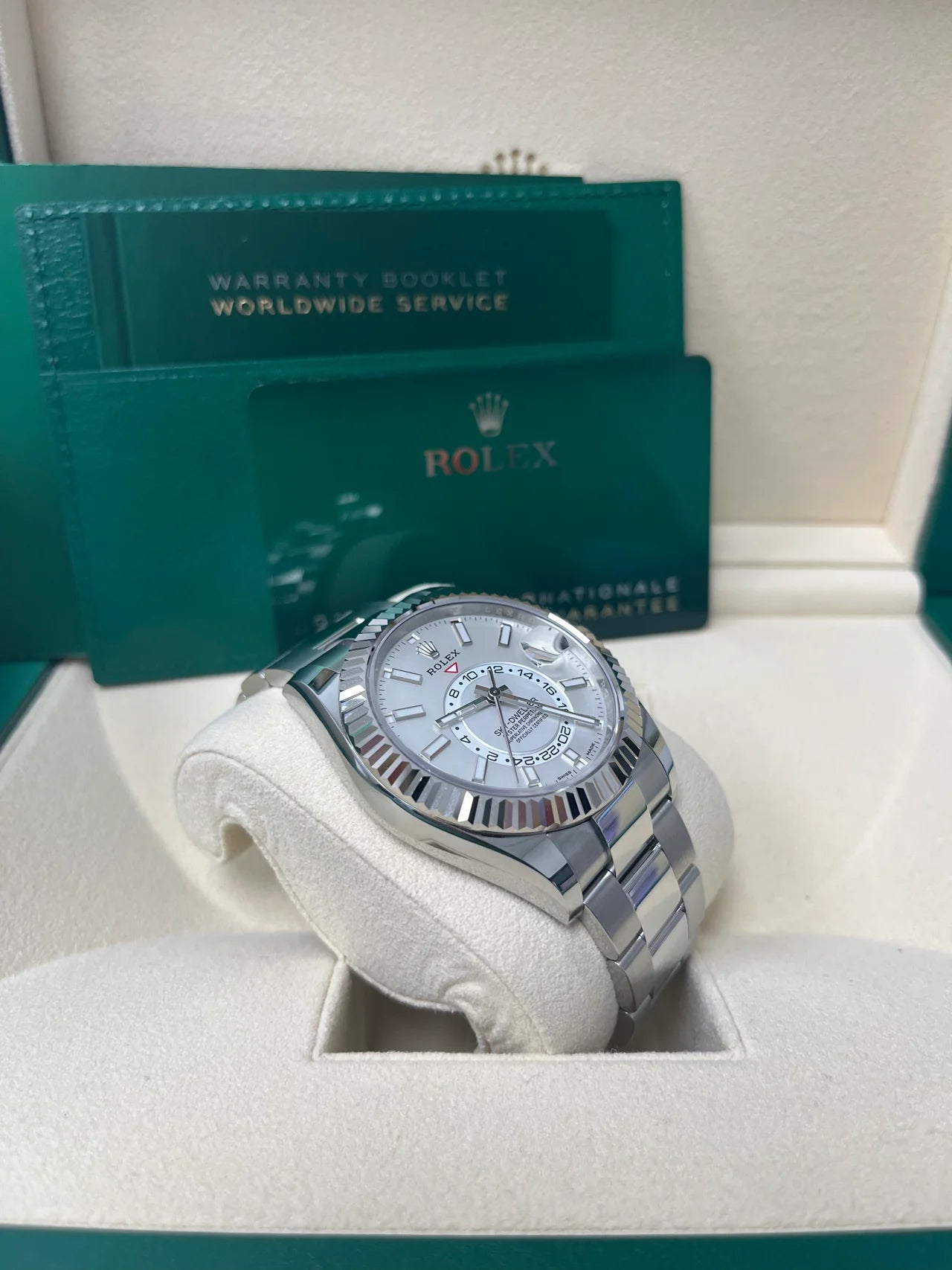 Sky-dweller 42 mm Bianco Oyster