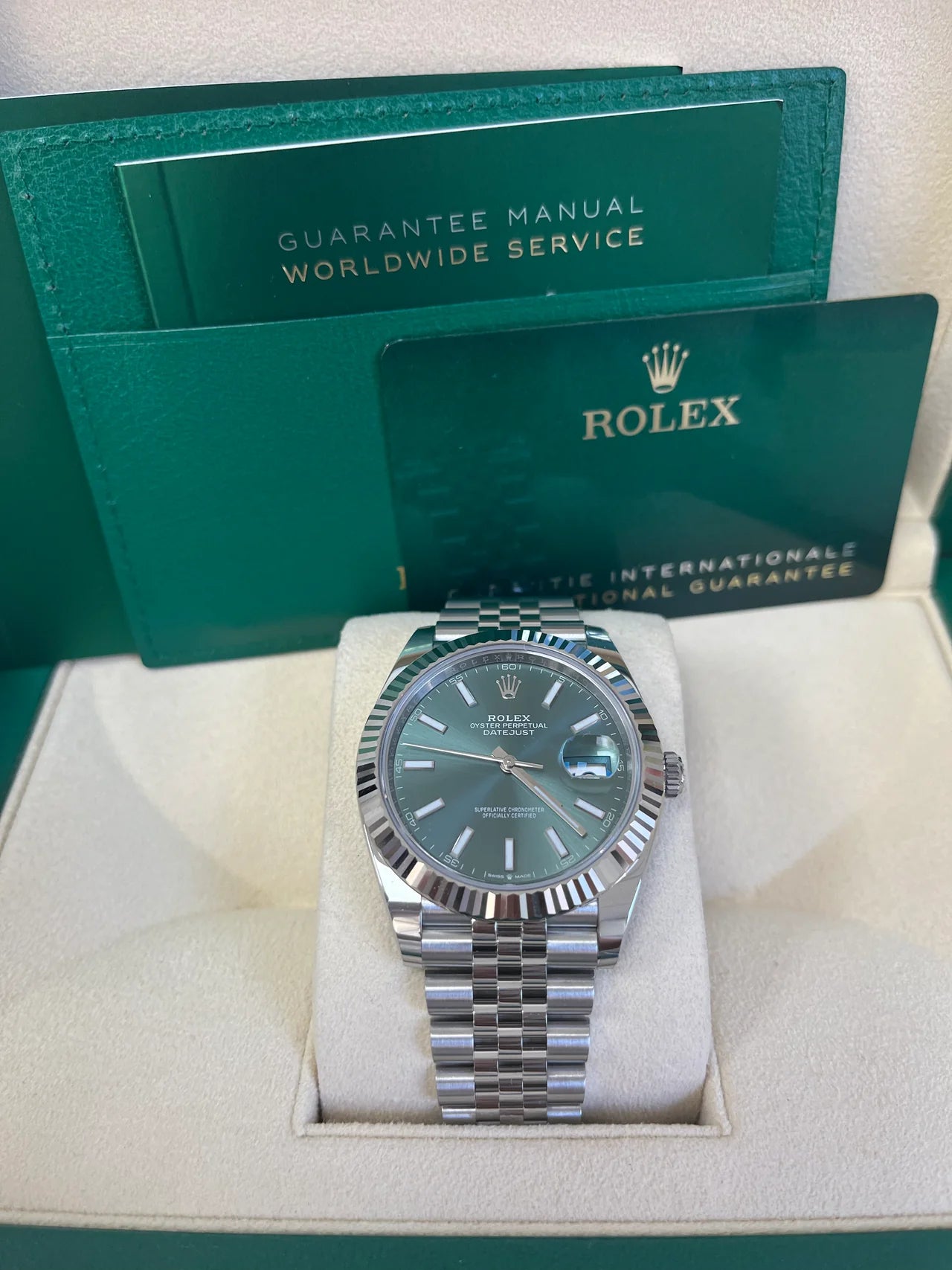 DateJust 41 mm Verde Jubilee