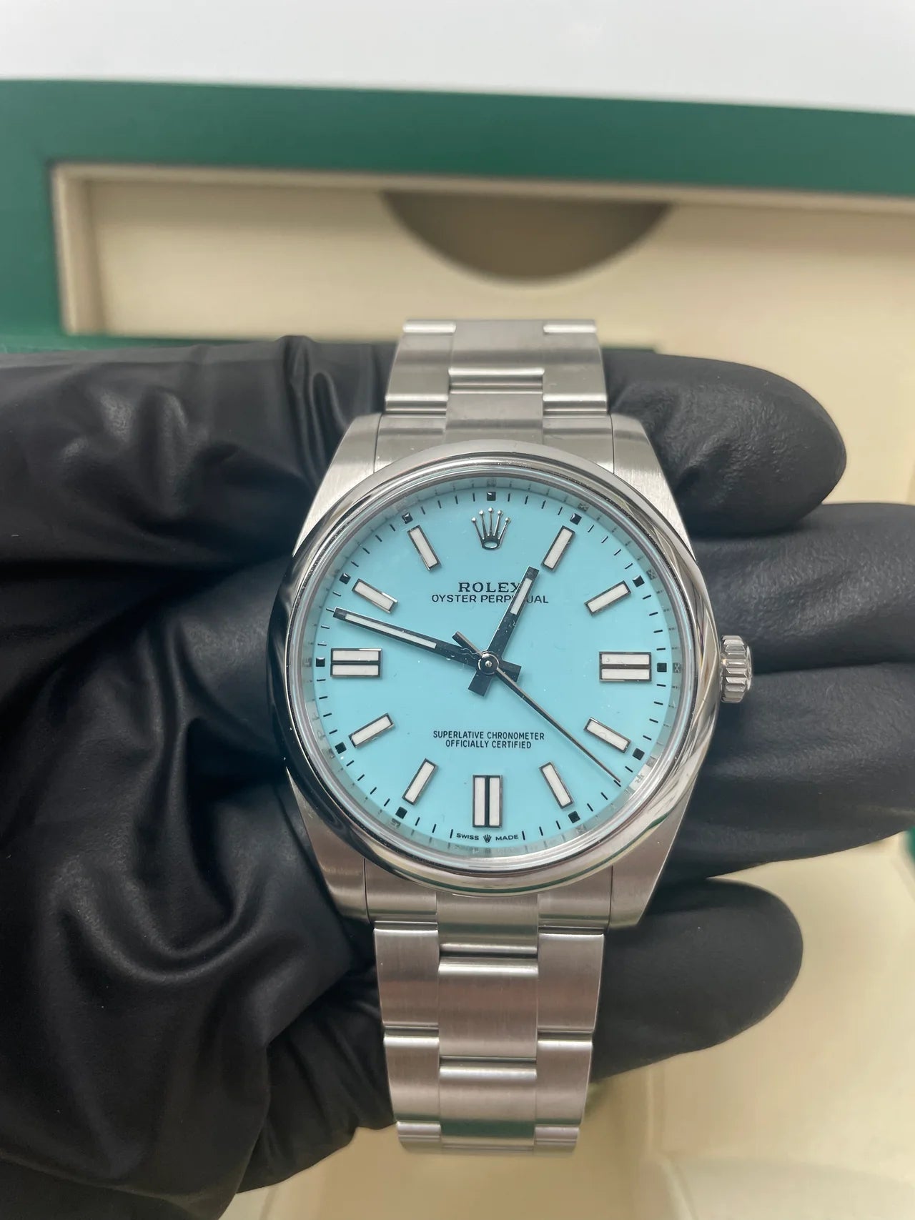 Oyster Perpetual 41 mm Tiffany