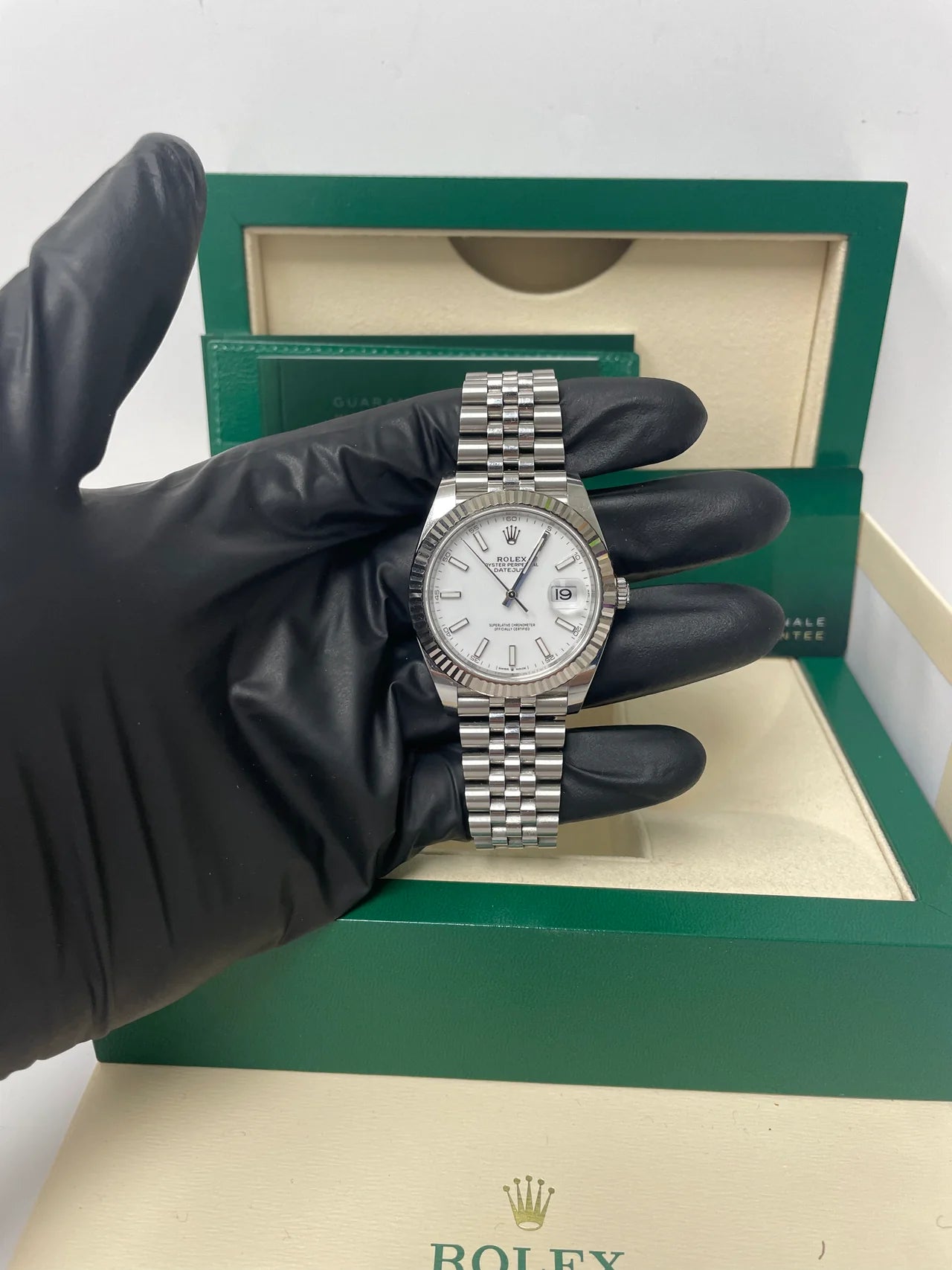 Datejust 41 mm Bianco Jubilee