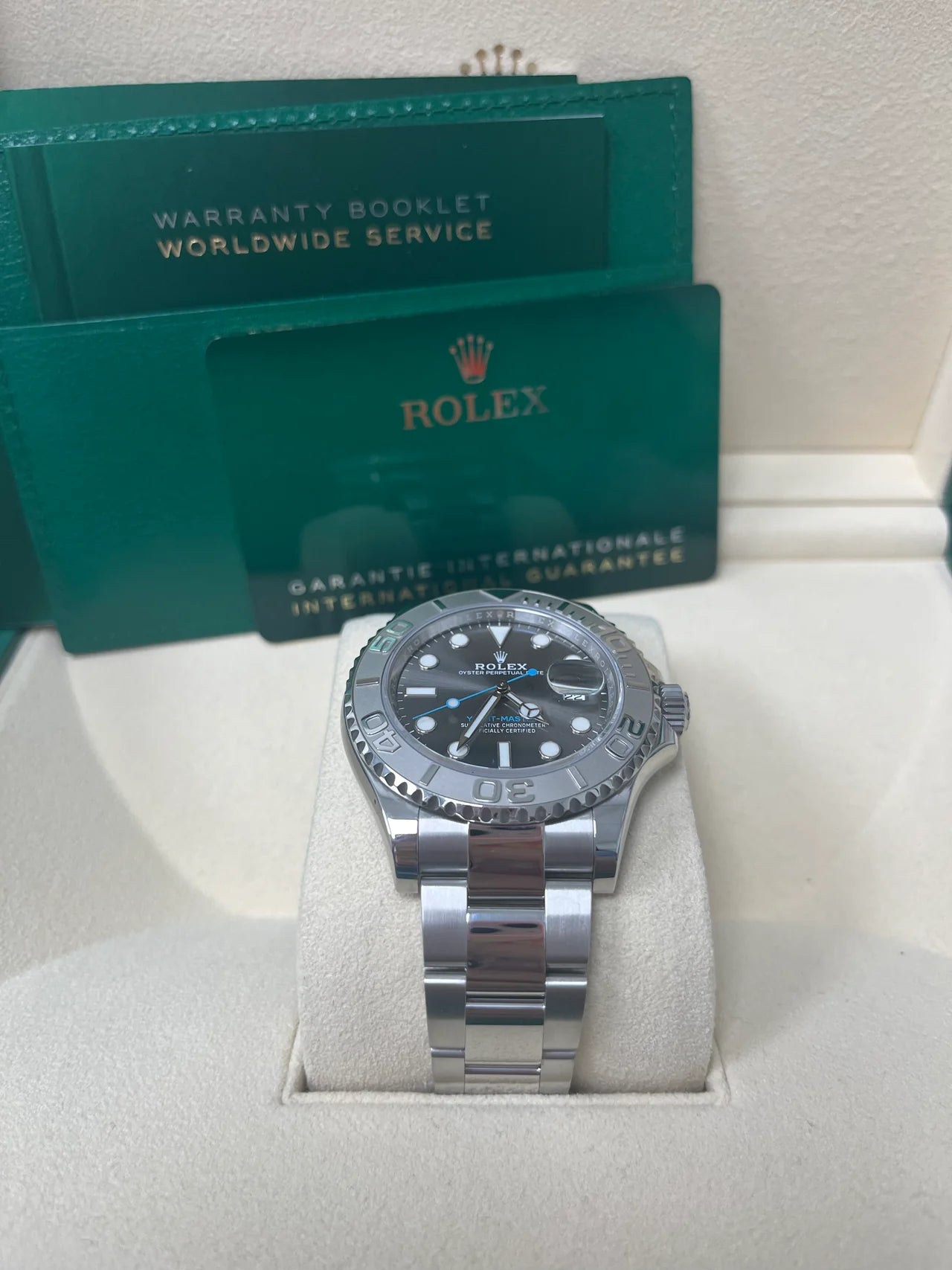 Yatch-master 42 mm Acciaio Quad. Grigio