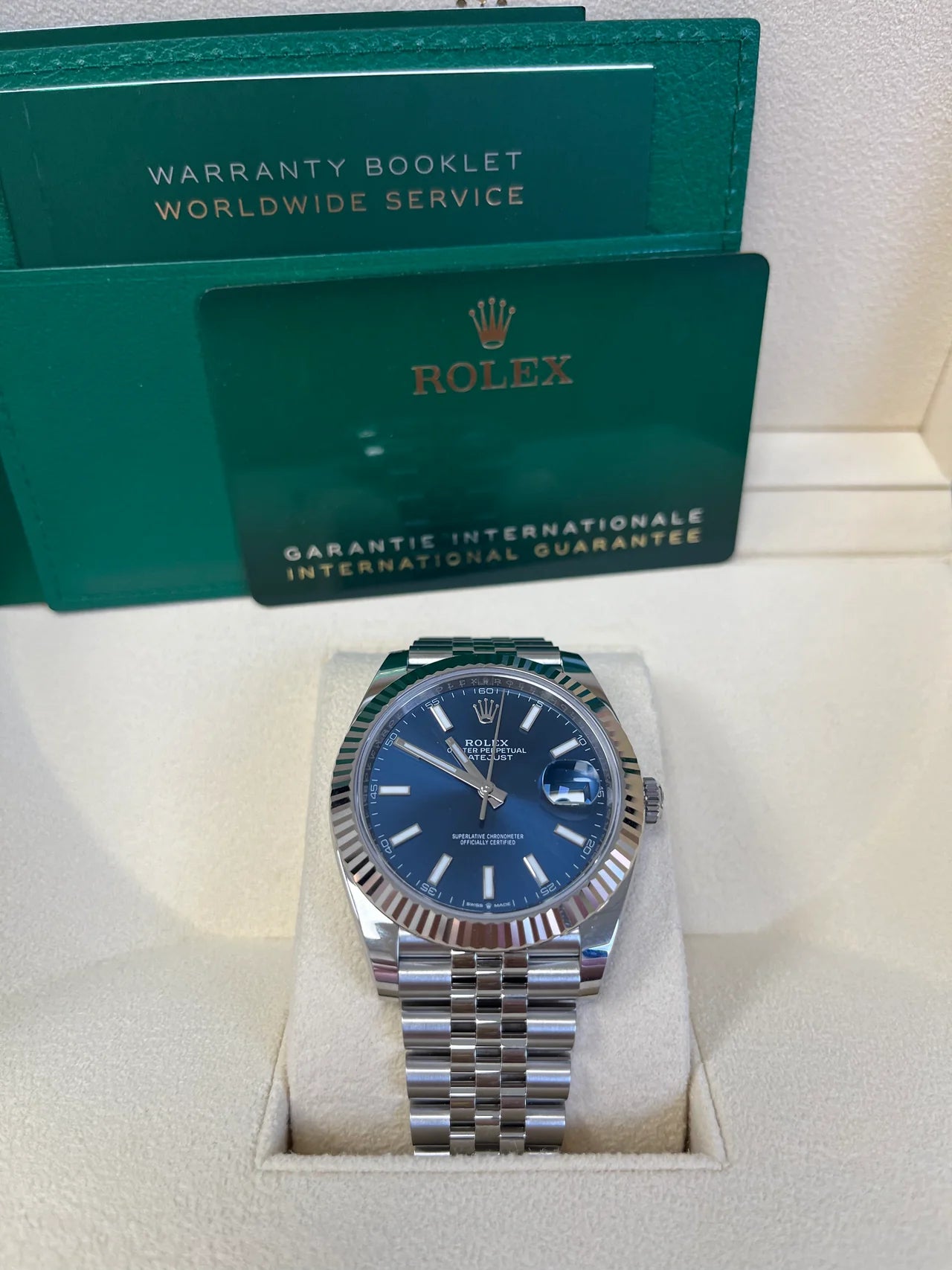 Datejust 41 mm Blu Jubilee