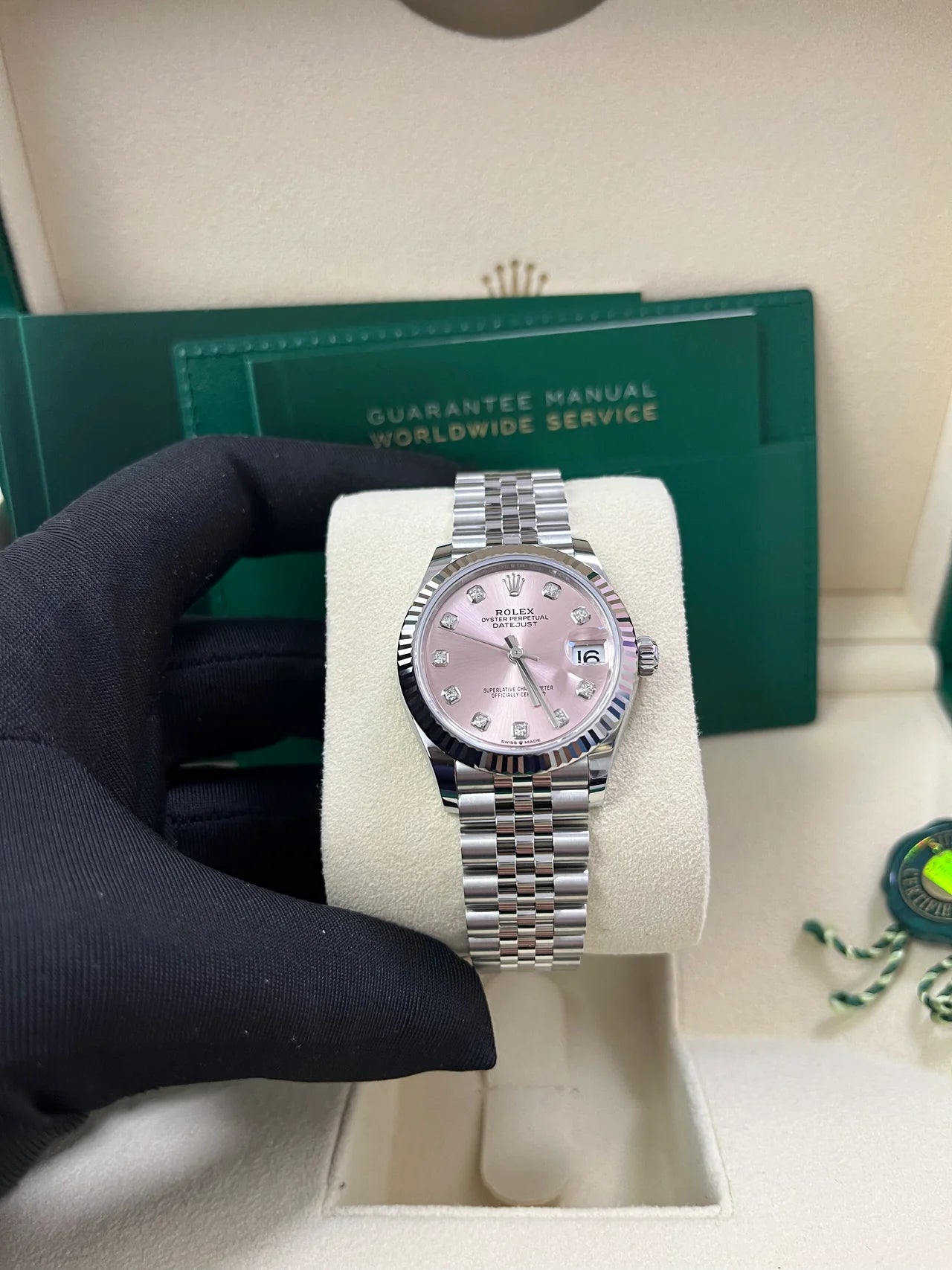 Datejust 31 mm lady Rosa Diamanti Jubilee