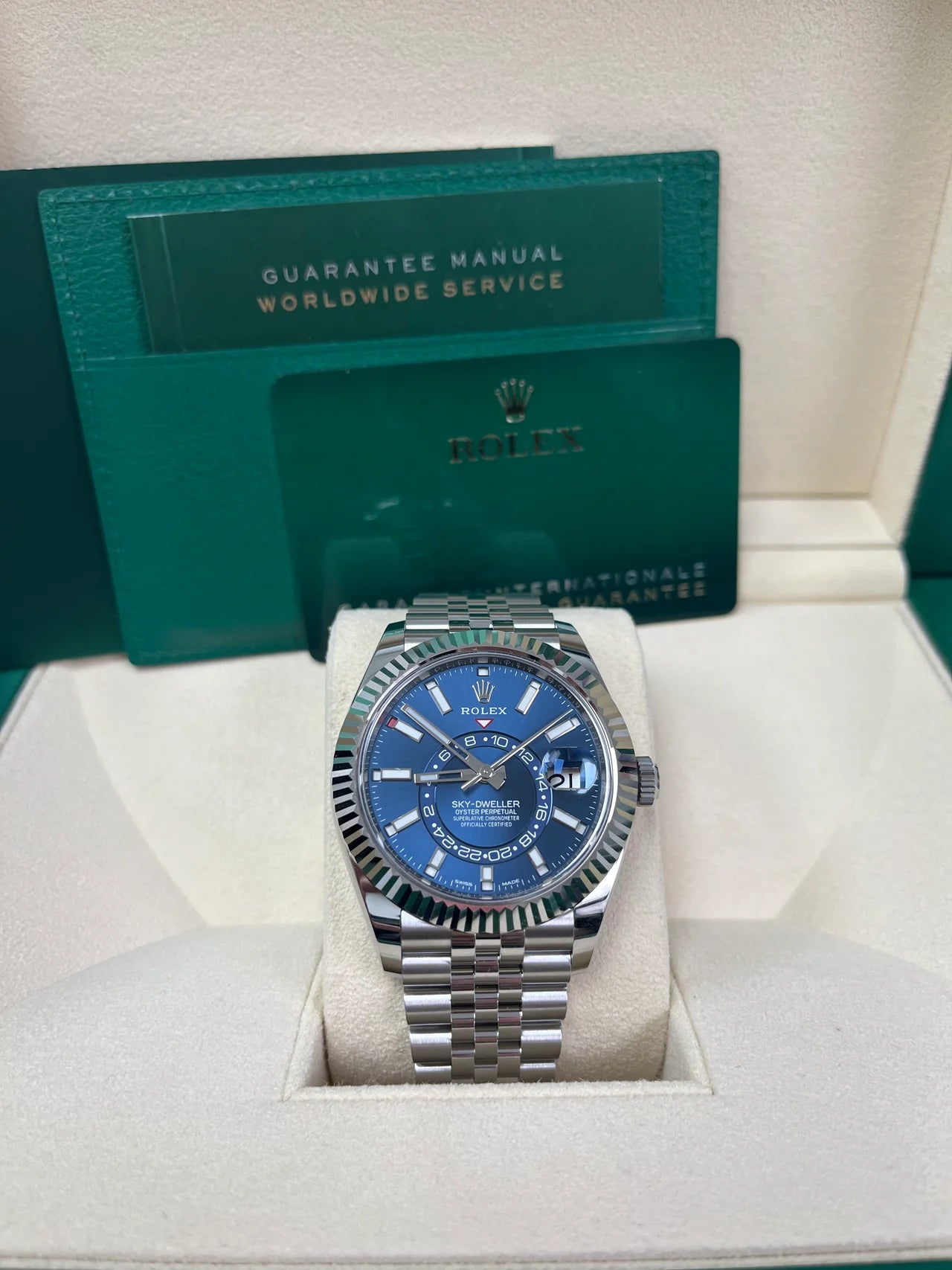 Sky-dweller 42 mm Blu Jubilee