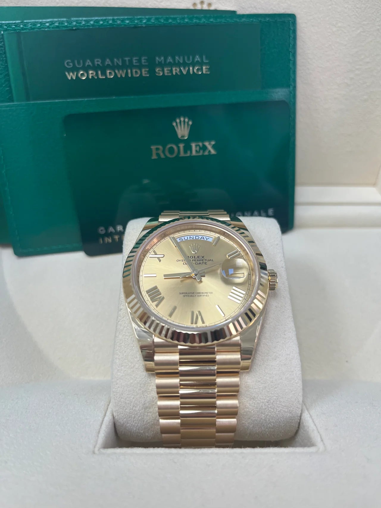 Daydate 40 mm Oro Giallo