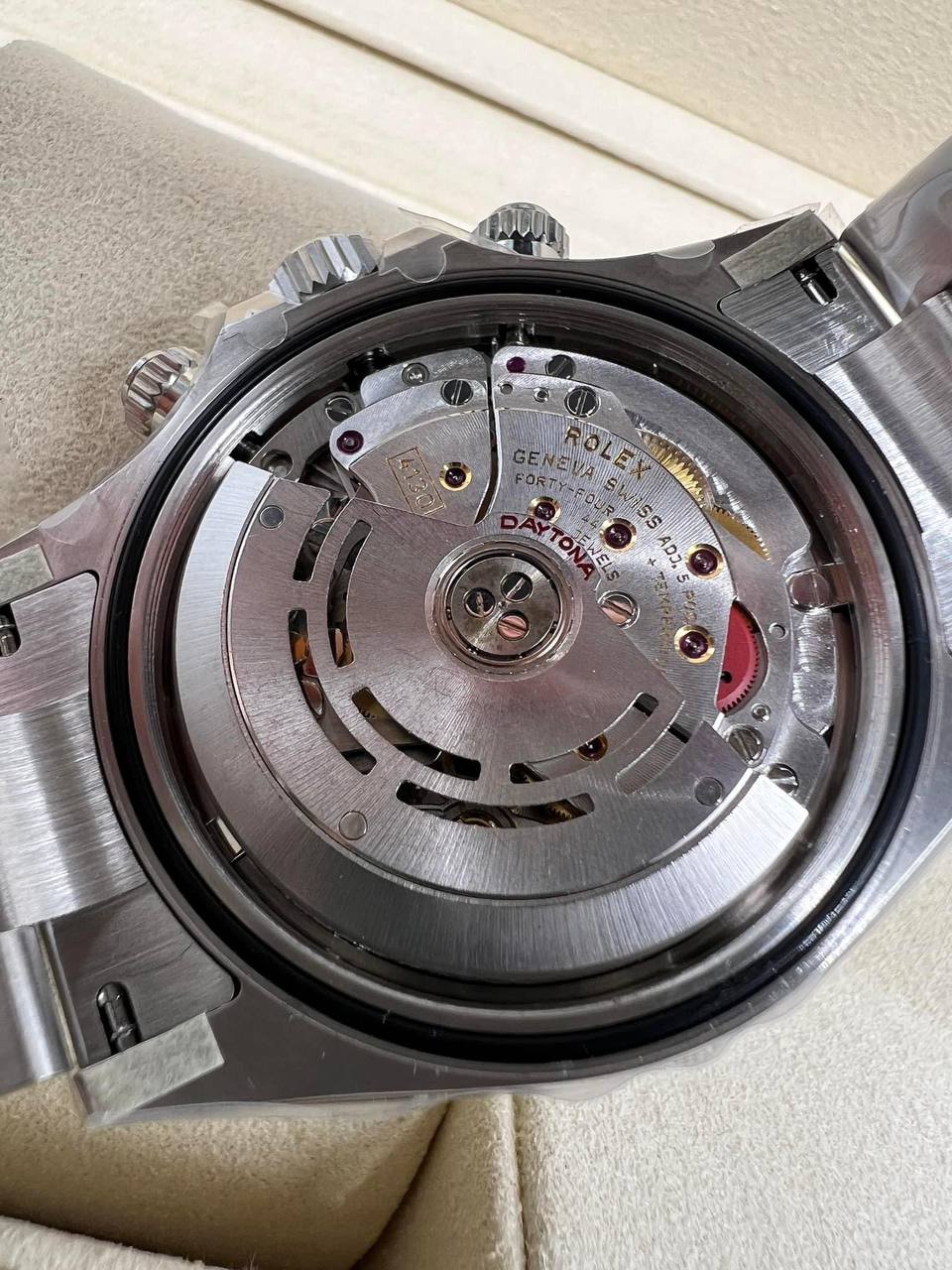 Daytona 40mm Acciaio Bianco