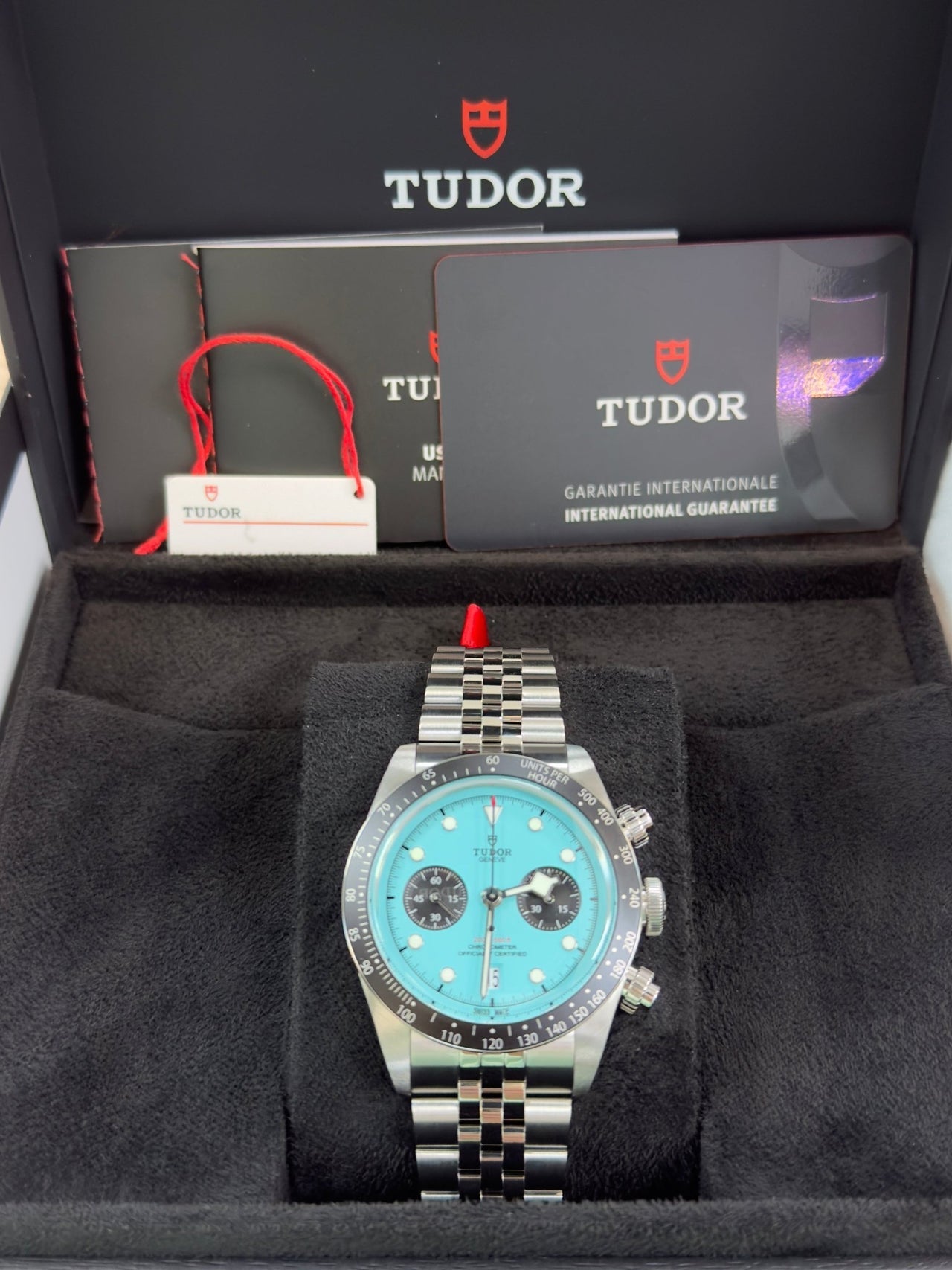 Tudor black bay chrono celeste