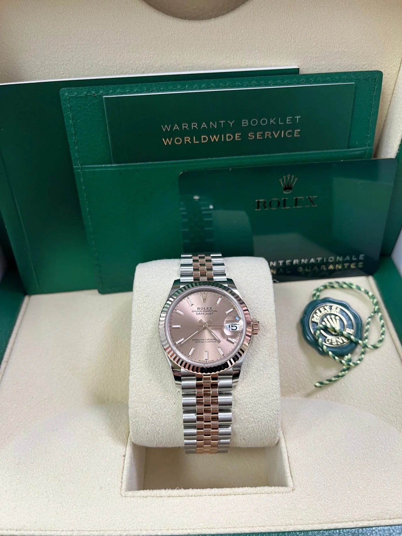 Datejust 31 mm lady Acciaio Oro Rosa